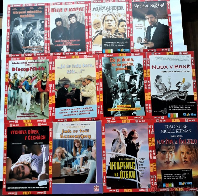 Filmové DVD v papierovom obale