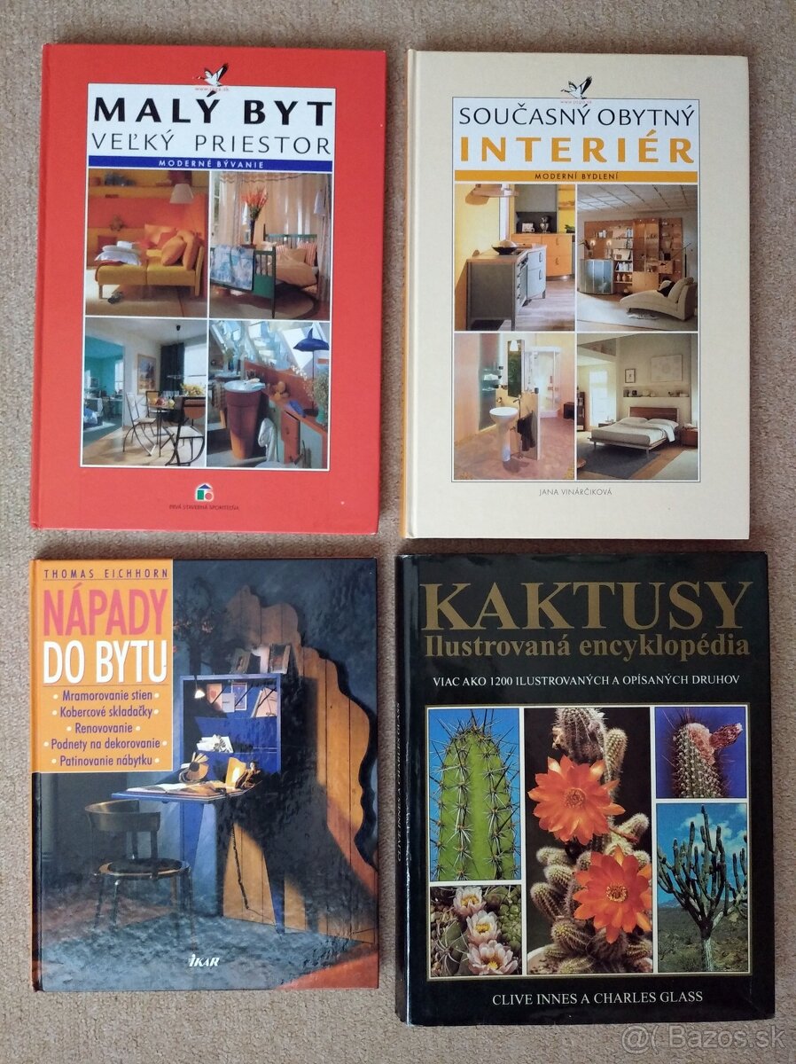 Knihy o bytovom dizajne a zariaďovaní interiéru