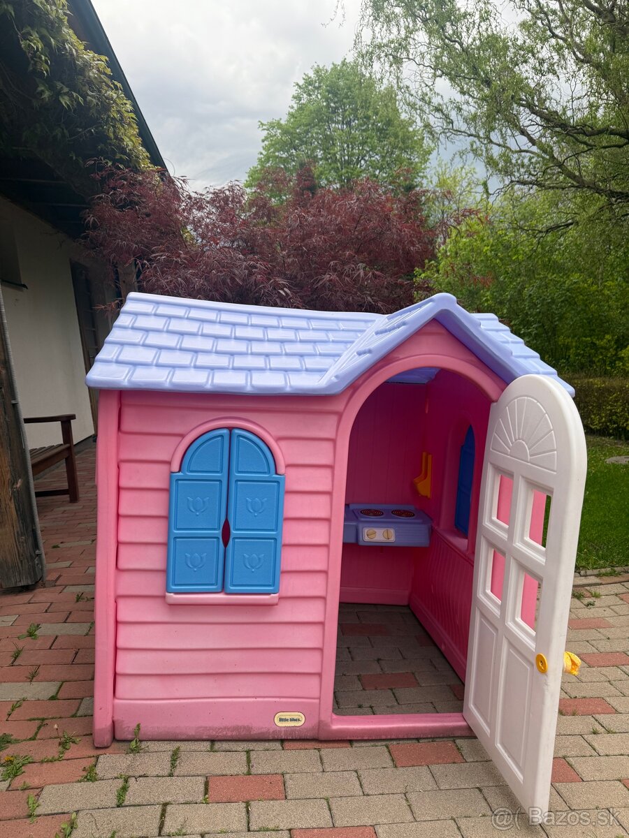 Detský domček Little Tikes ružový