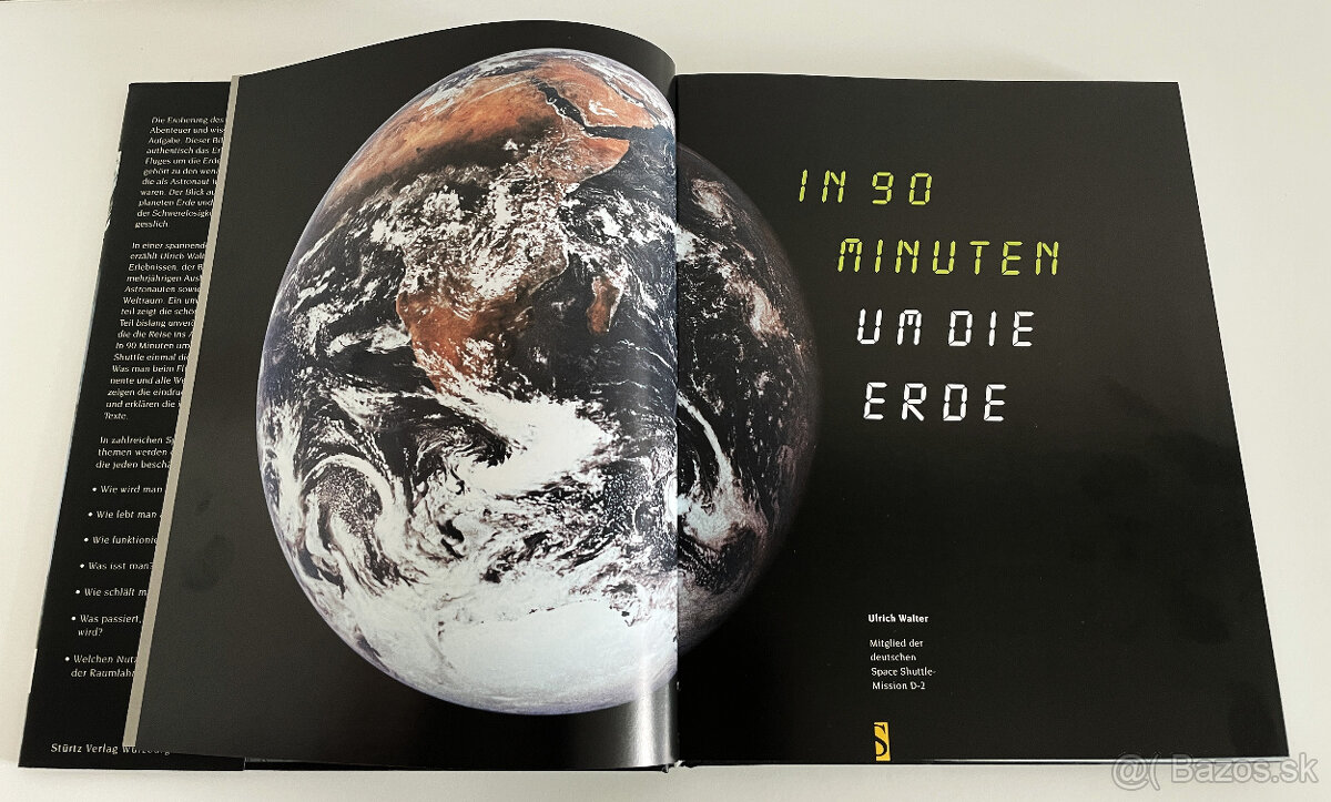Astronaut Ulrich Walter:Za 90 minút okolo Zeme, s autogramom