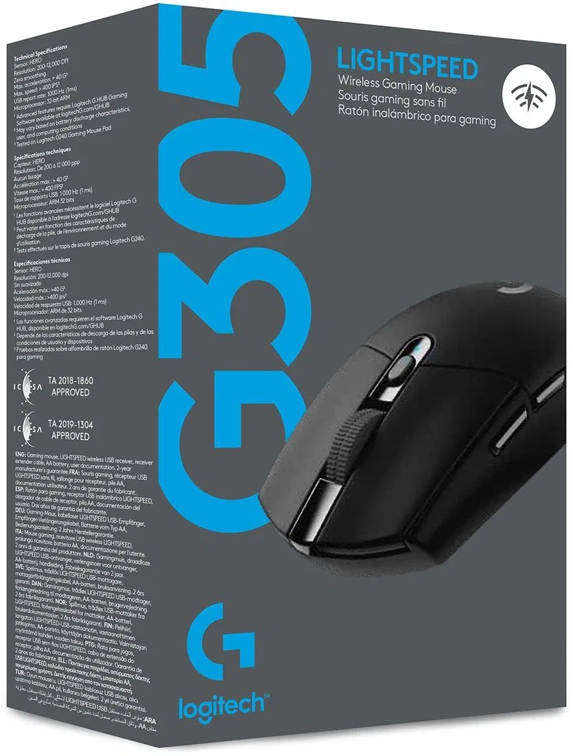 Logitech G305 Recoil čierna