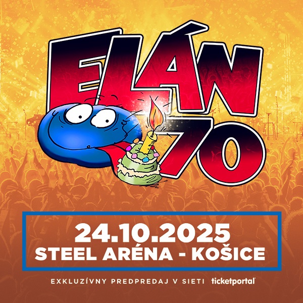 Elán70 lístok, Košice steel arena, 1kus