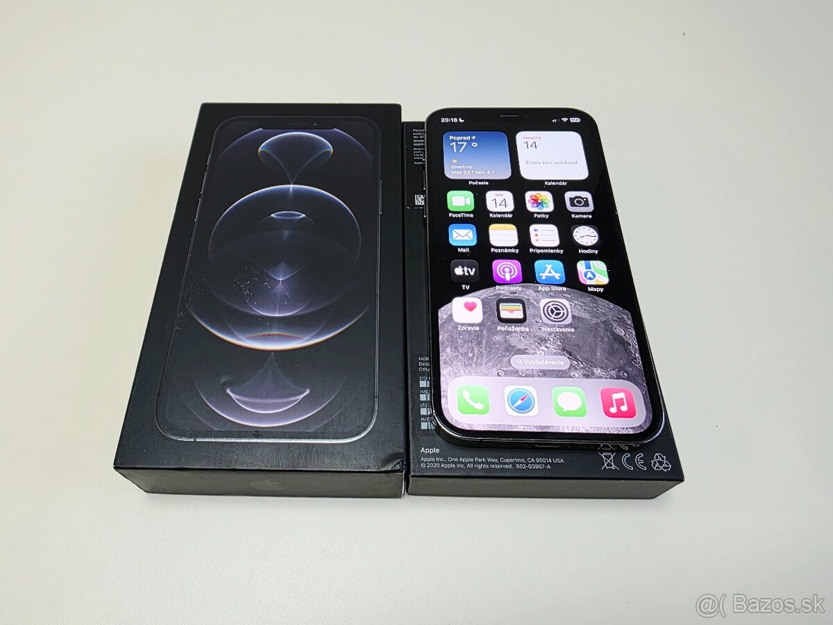 APPLE IPHONE 12 PRO 128GB ,ZDRAVIE BATERKY 100%