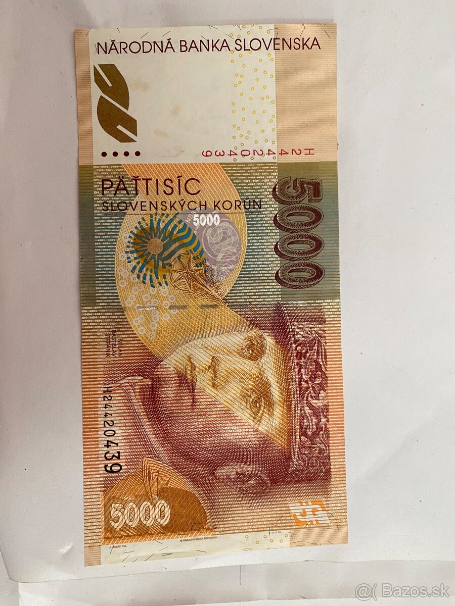 5 000 Korún slovenských