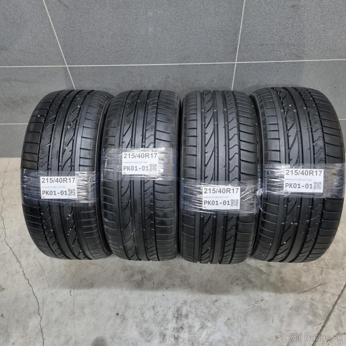 Letné pneumatiky 215/40 R17 BRIDGESTONE DOT4021/19