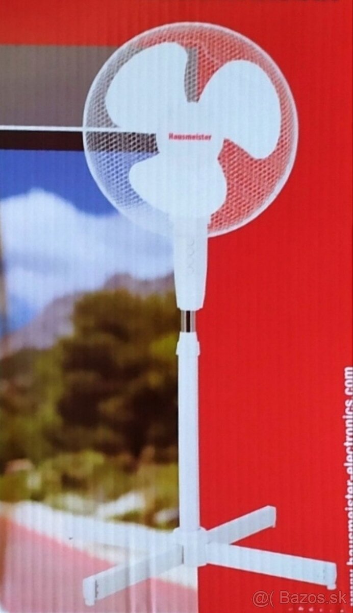 Nový ventilátor veľký a malý