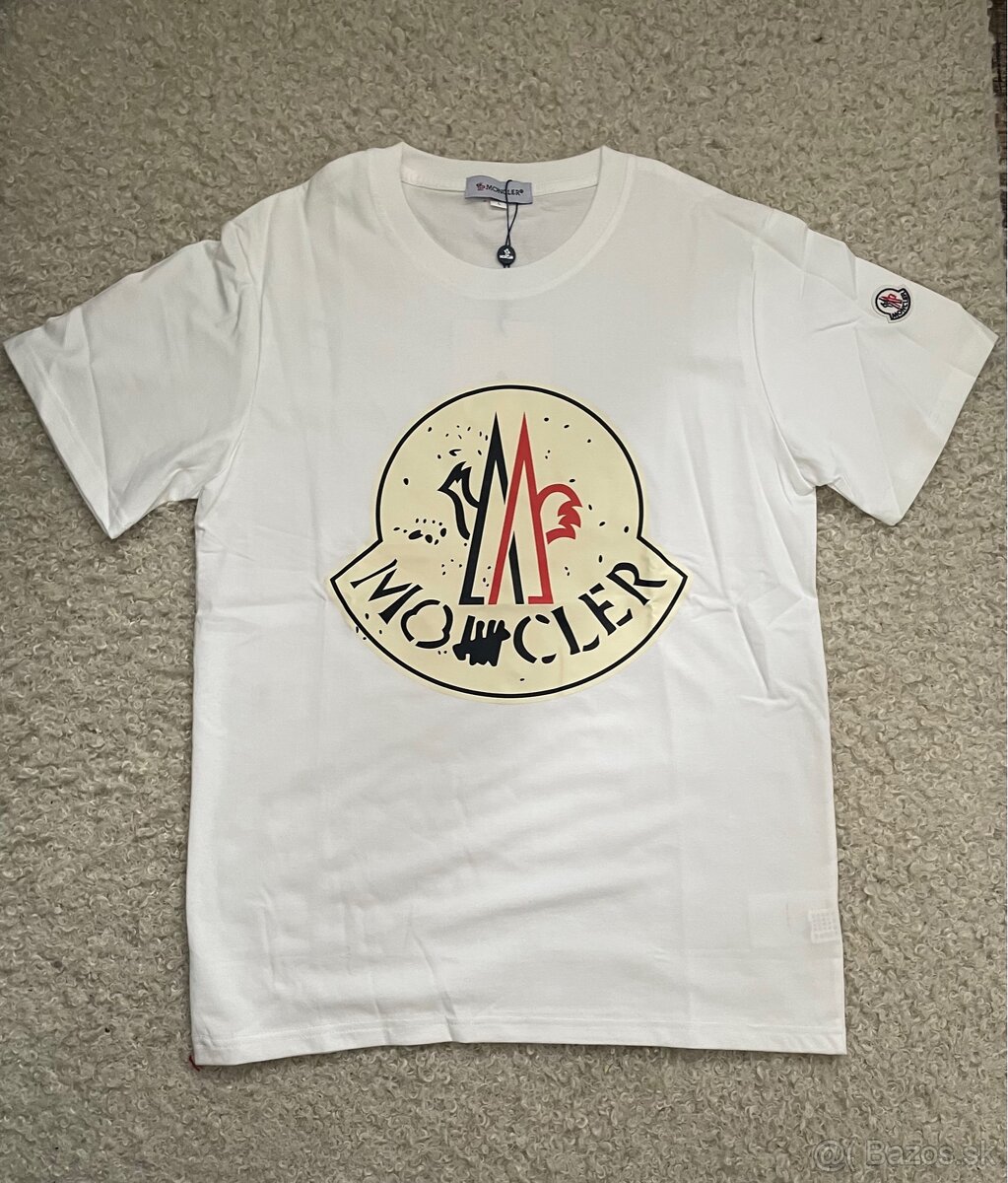 Moncler biele tričko