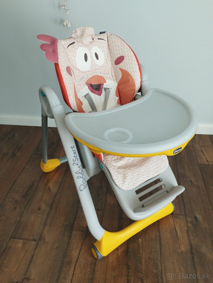 Detská jedálenská stolička Chicco Polly 2 Start