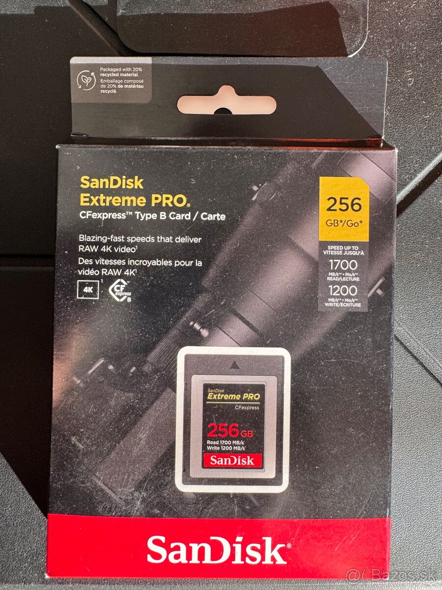 San Disk Extreme Pro 256GB CFexpress B