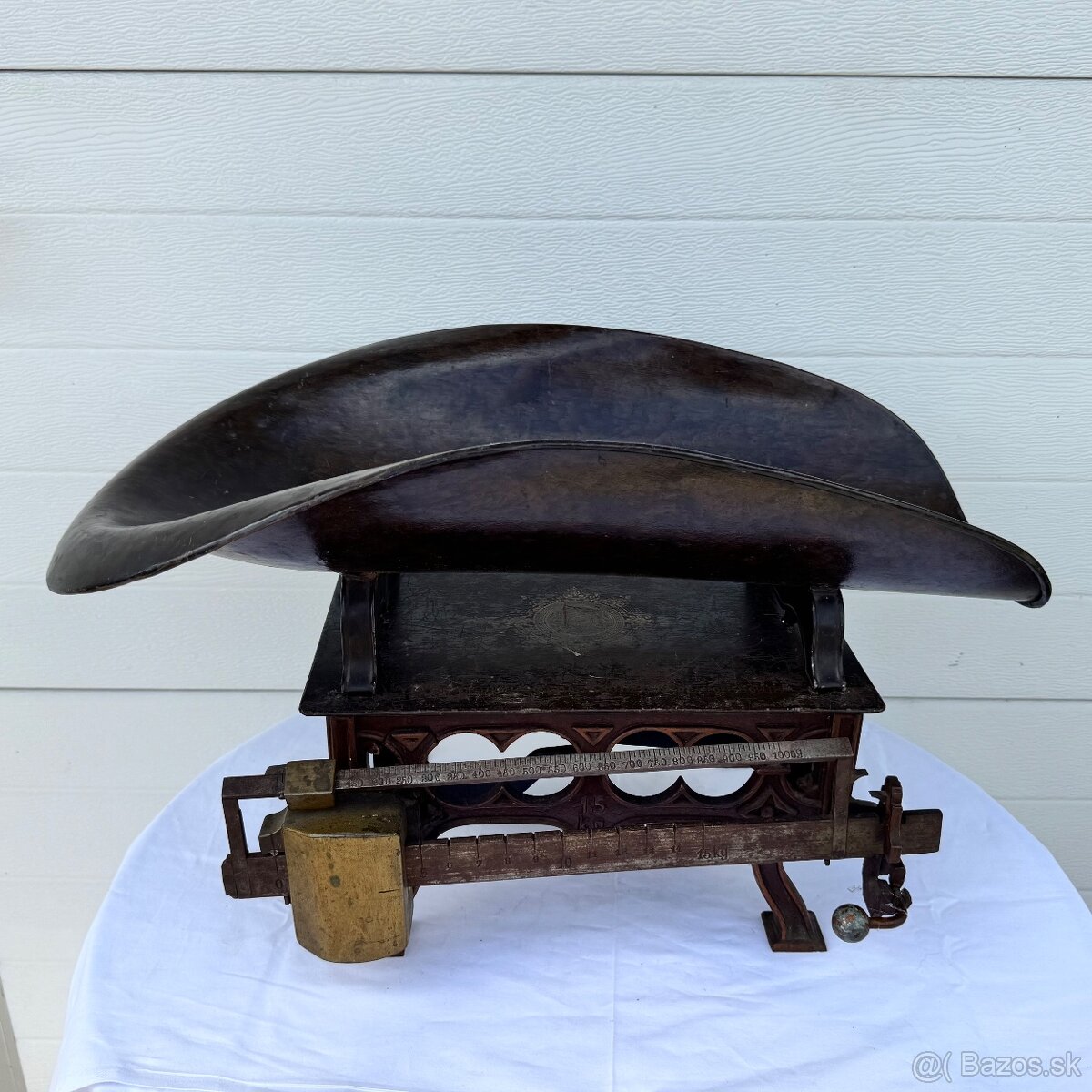 Muzejní váha pro miminka do 15 kg top kus do sbírky