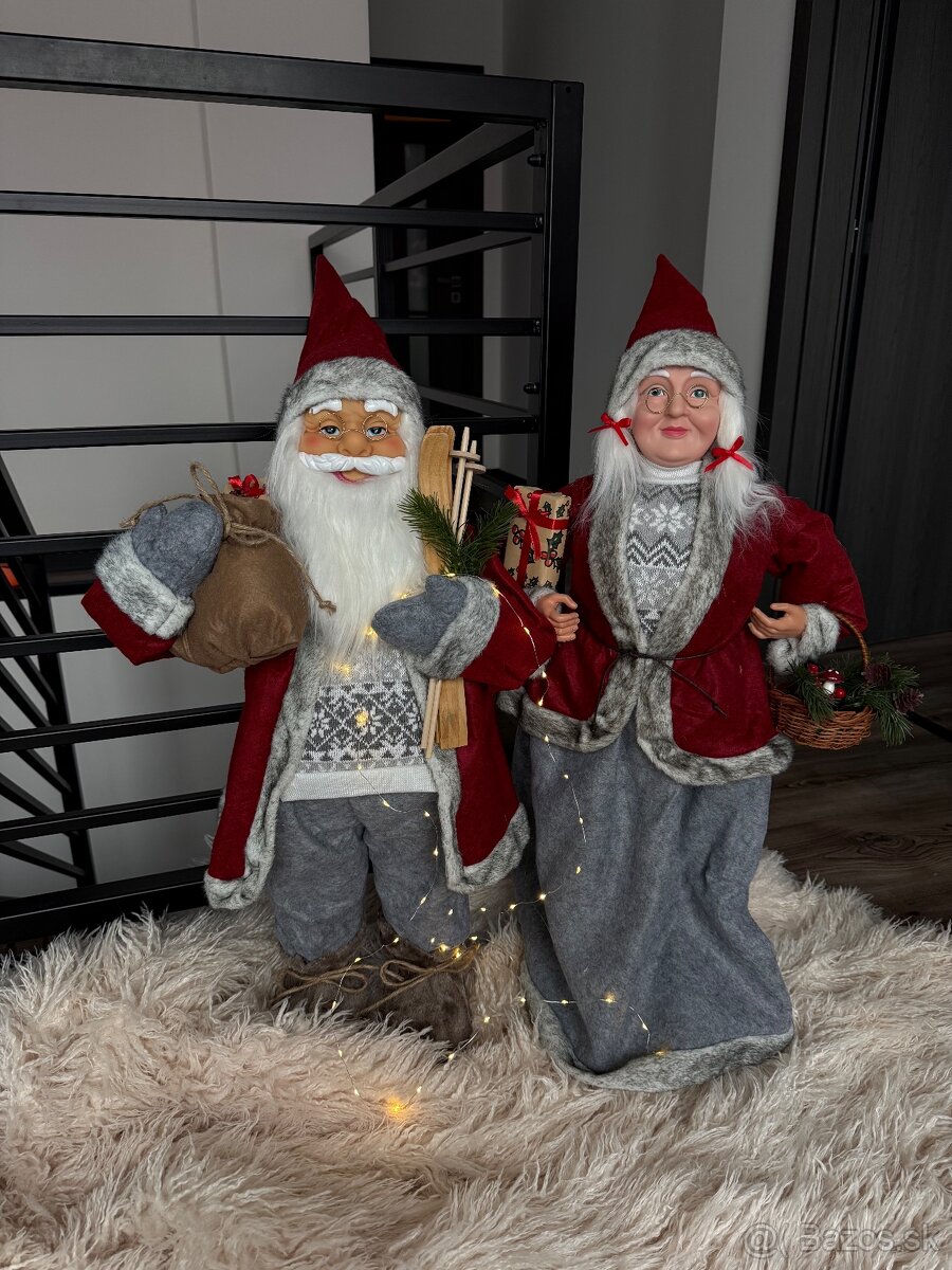 Vianočný Mikuláš, Santa Klaus a pani Klausová