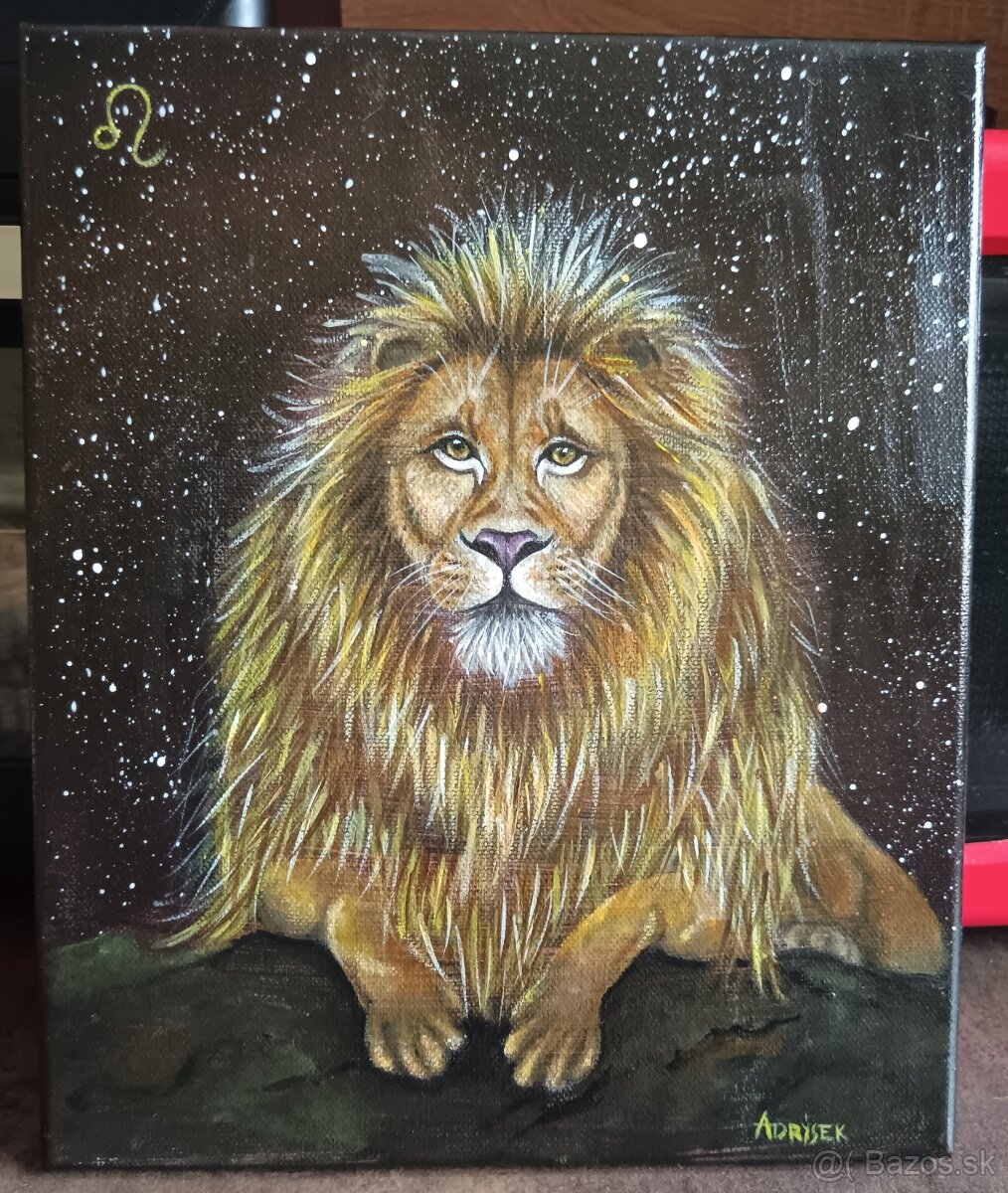 Obraz znamení zvěrokruhu Lev