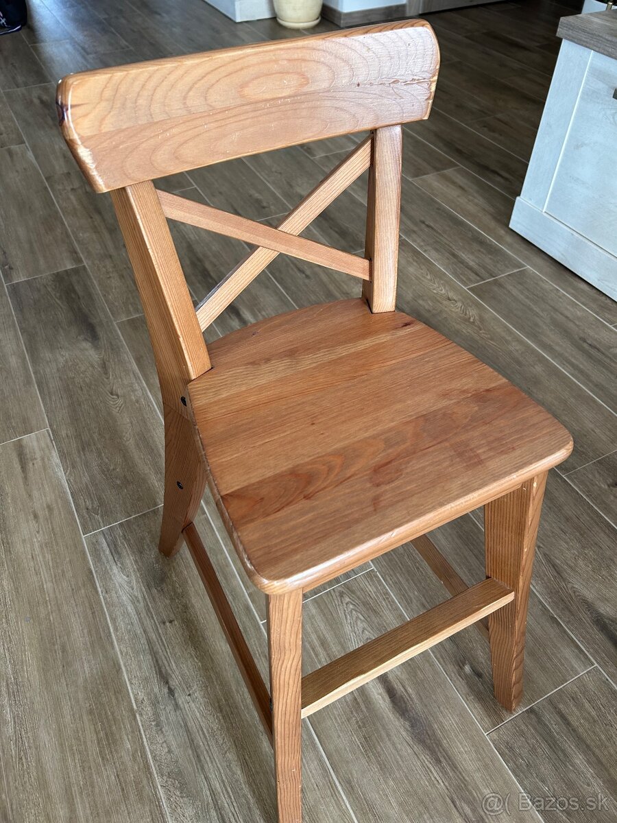 Detska drevena stolicka