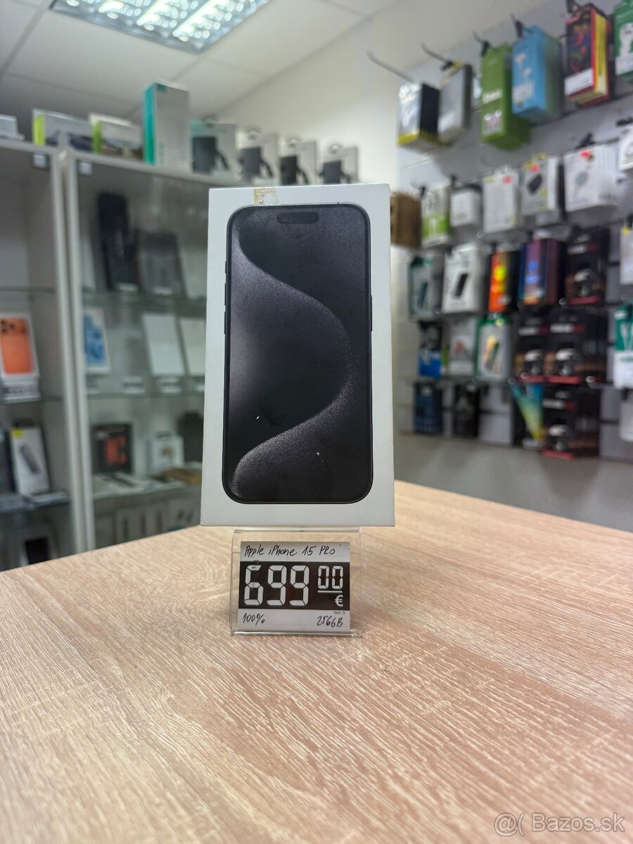 Apple iPhone 15 Pro 256gb Black titan