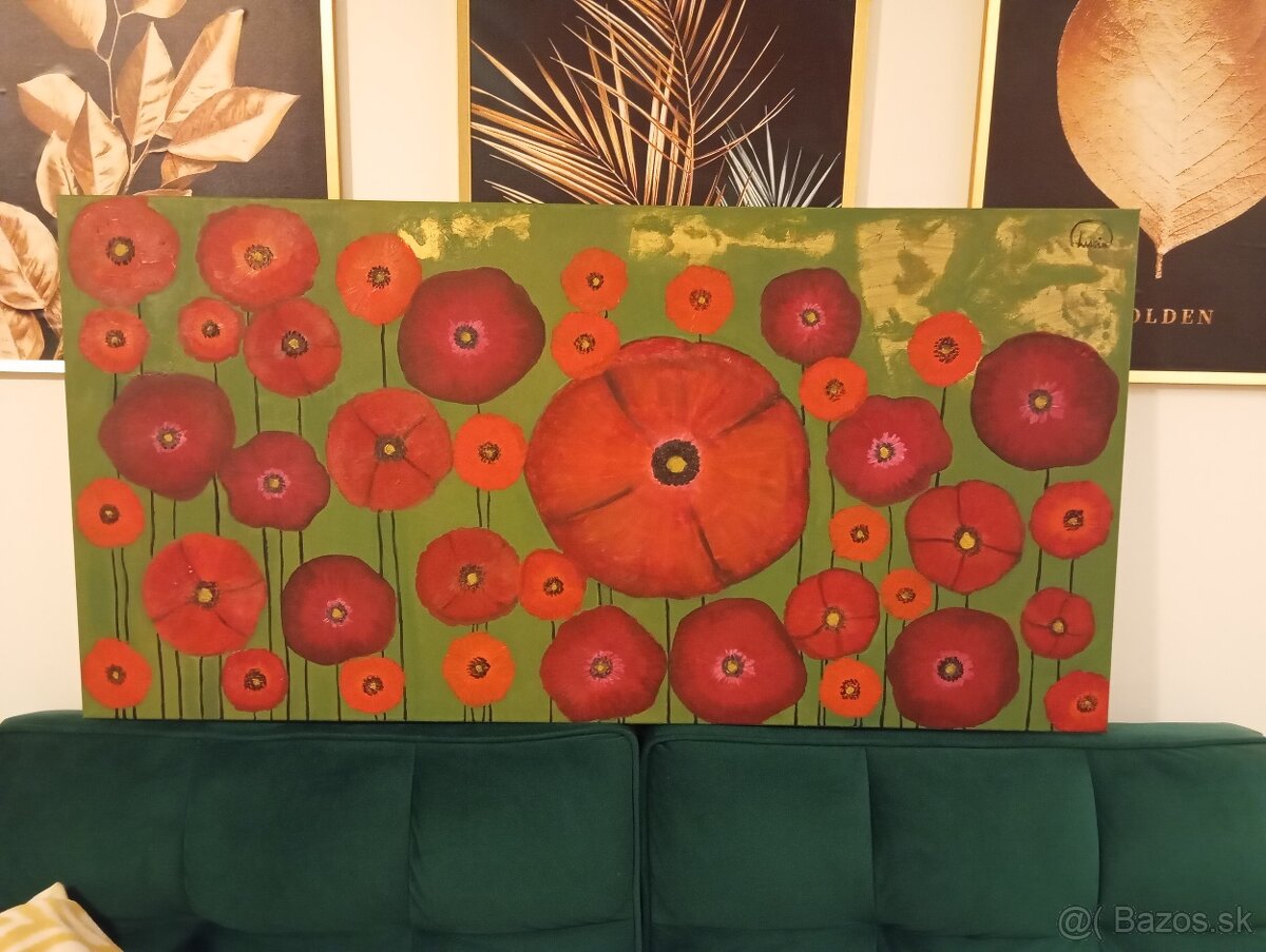 Olejomaľba na platne bez Rámu