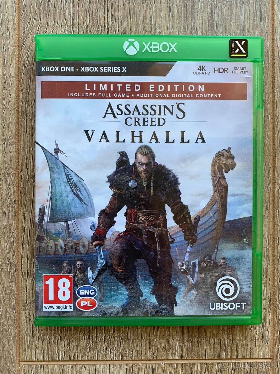 Assassin Creed Valhalla na Xbox ONE a Xbox Series X