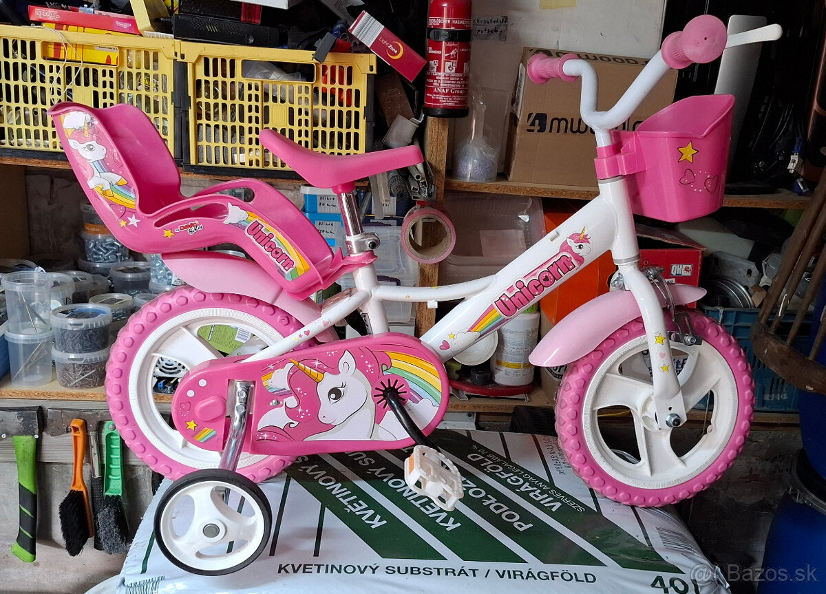 Predam detsky bicykel pre zacinajucu jazdkynu