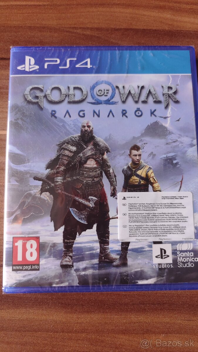 Predám novú hru GOD OF WAR RAGNAROK na konzolu PS4/PS5