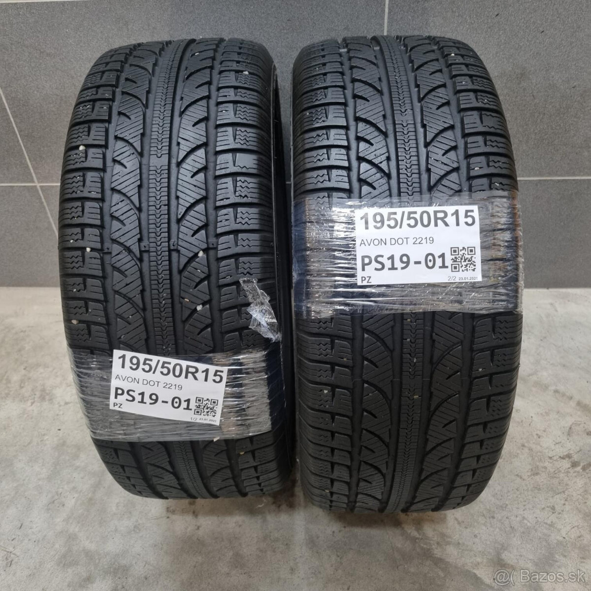 Zimné pneumatiky 195/50 R15 AVON DOT2219