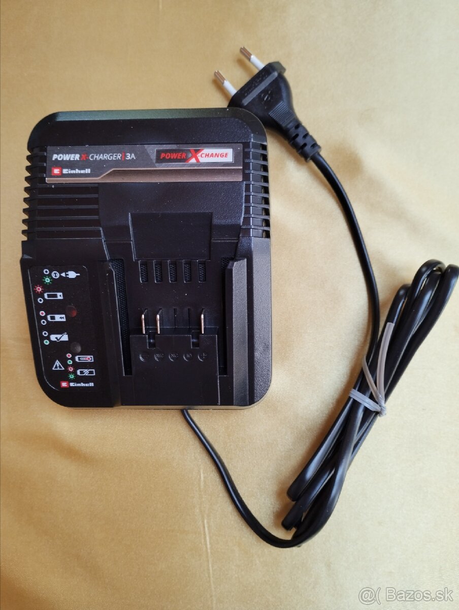 Nová 3A nabíjacka Einhell power x change