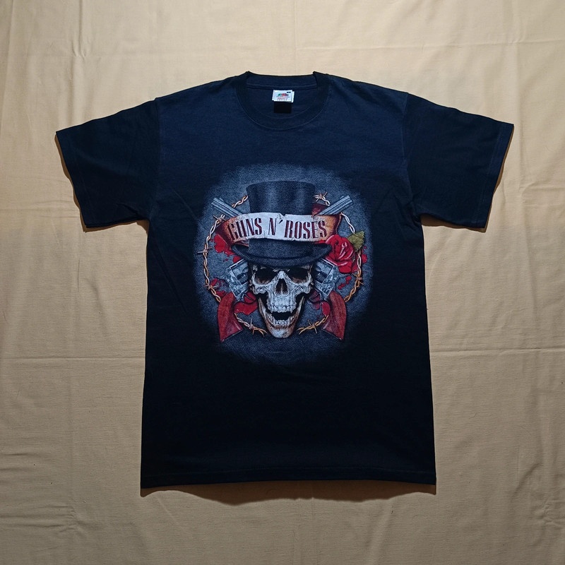 Guns N´ Roses čierne tričko s potlačou krátky rukáv M