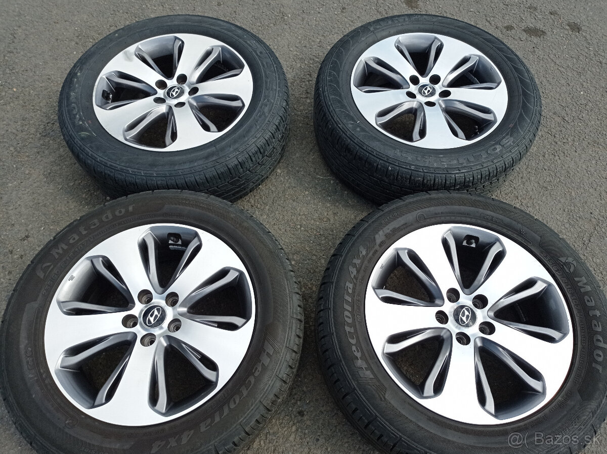 5x114,3 Hyundai Santa Fe 7Jx18 ET41 č. 52910-2B485 alu disky