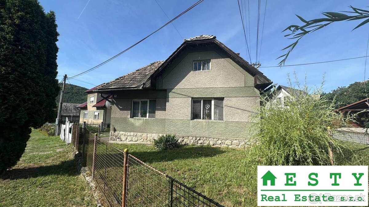 PREDAJ, rodinný dom STARÁ KREMNIČKA, ESTY Real Estate s.r.o.