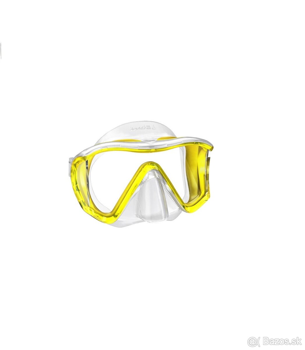 potapacska maska Mares i3 zlta priesvitna