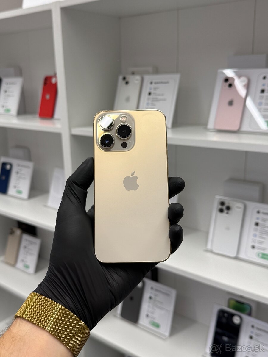 ZÁRUKA 2 ROKY / Apple iPhone 13 Pro 128GB Gold, 100%