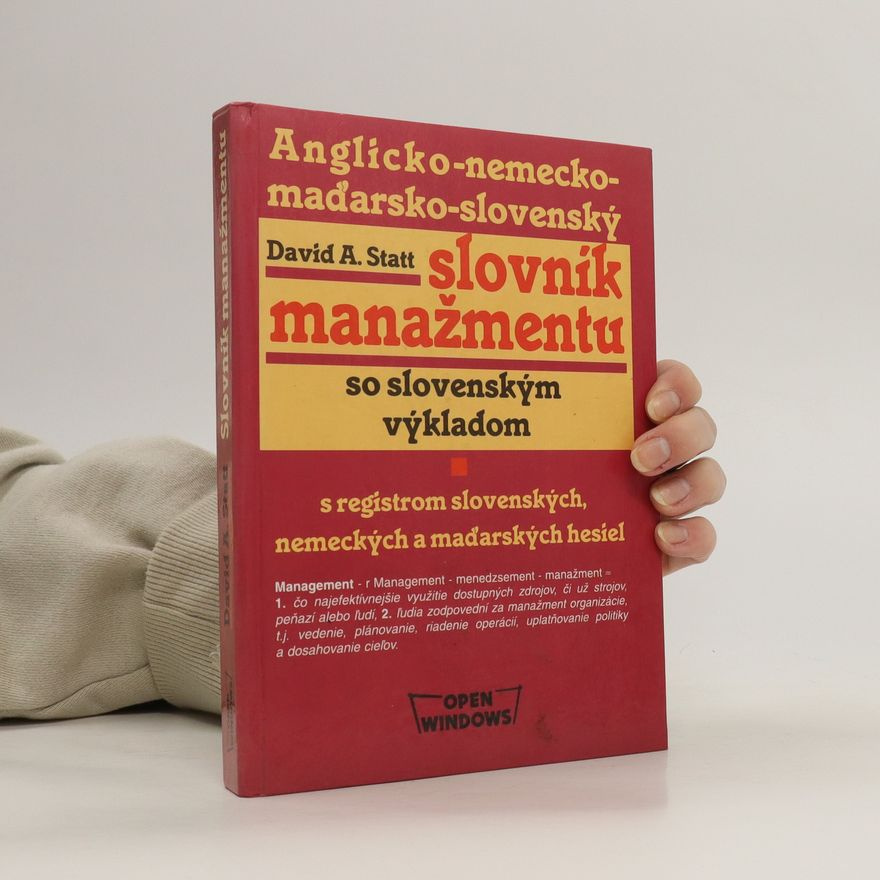 LAST MINUTE EN DE HU sk slovnik manaz + poštovné v cene...