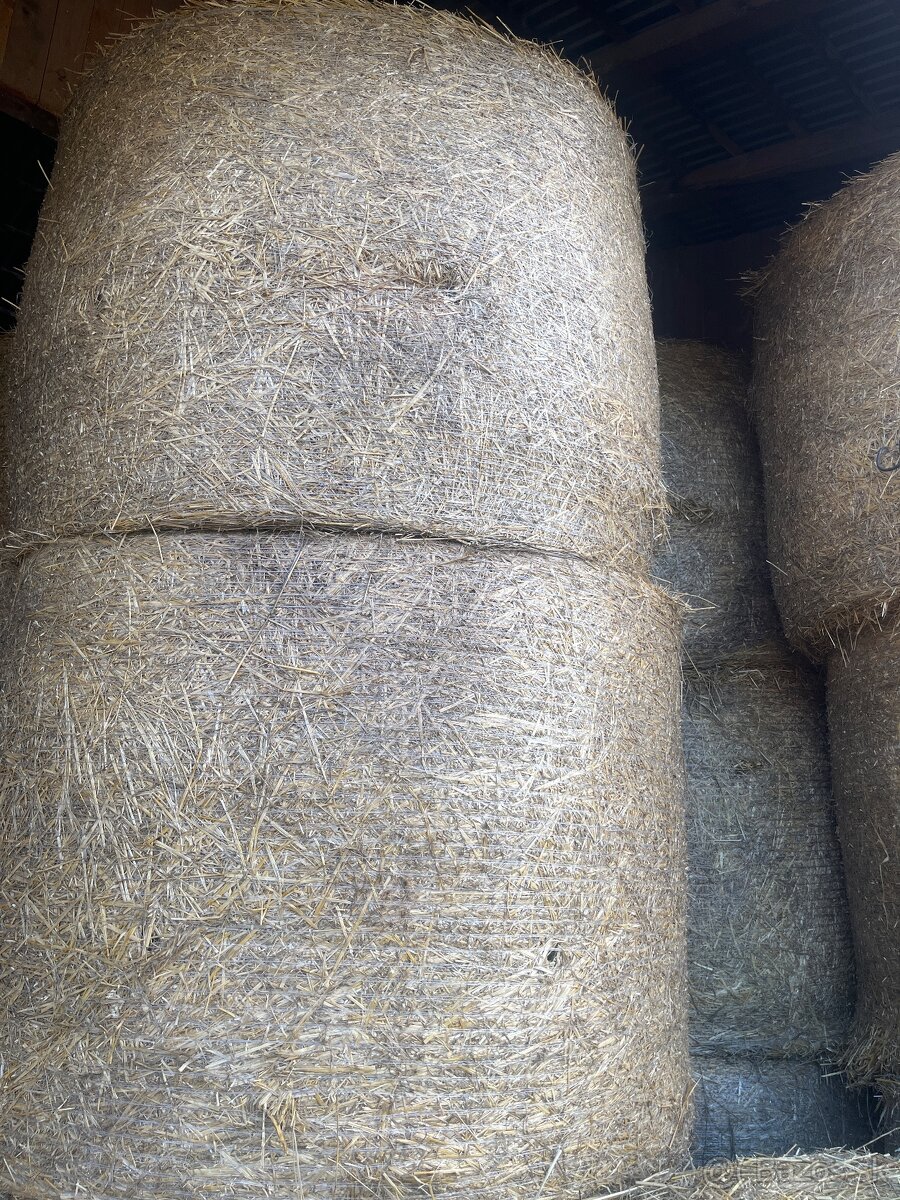 Predám slamu žitnu, pšeničnu