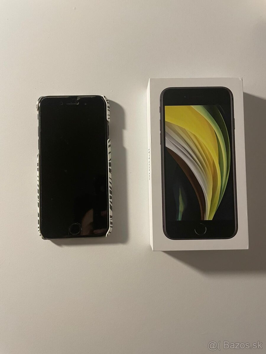 Iphone SE (2020), čierny, 64GB, batéria 90%, cena aj dohodou