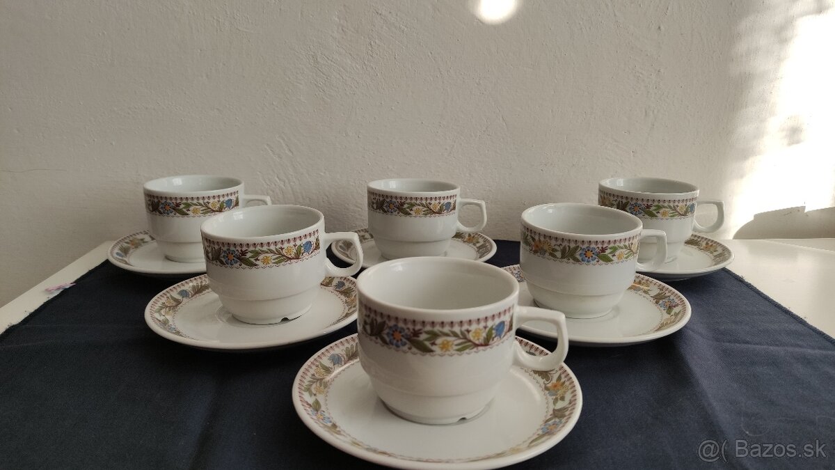 Čajová, kávová  súprava Dvory