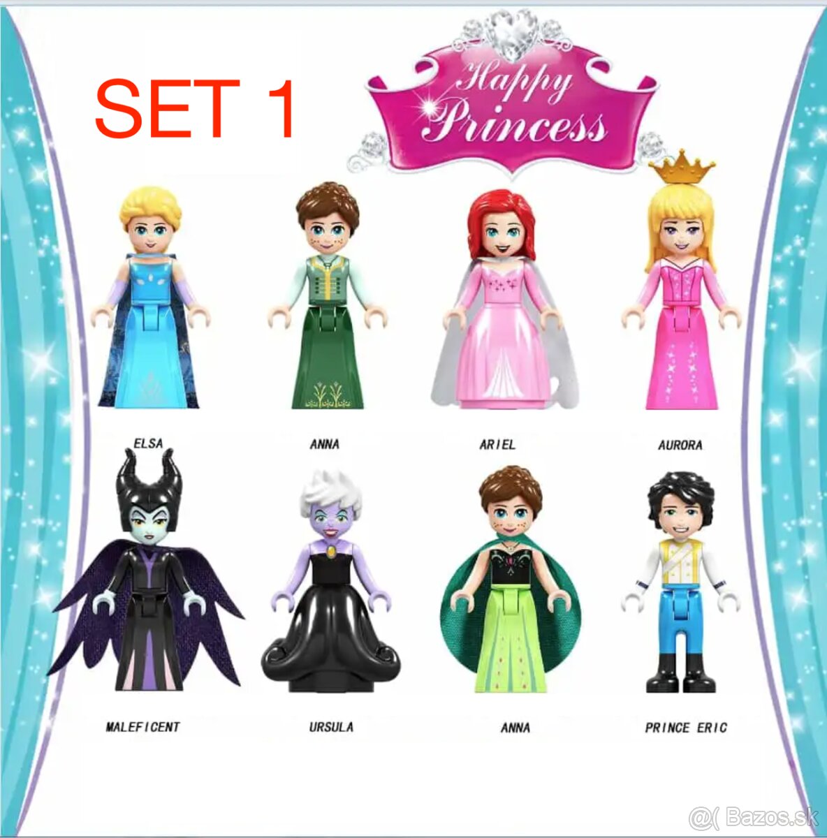 Mix postavičiek - typ lego - nové, nehrané