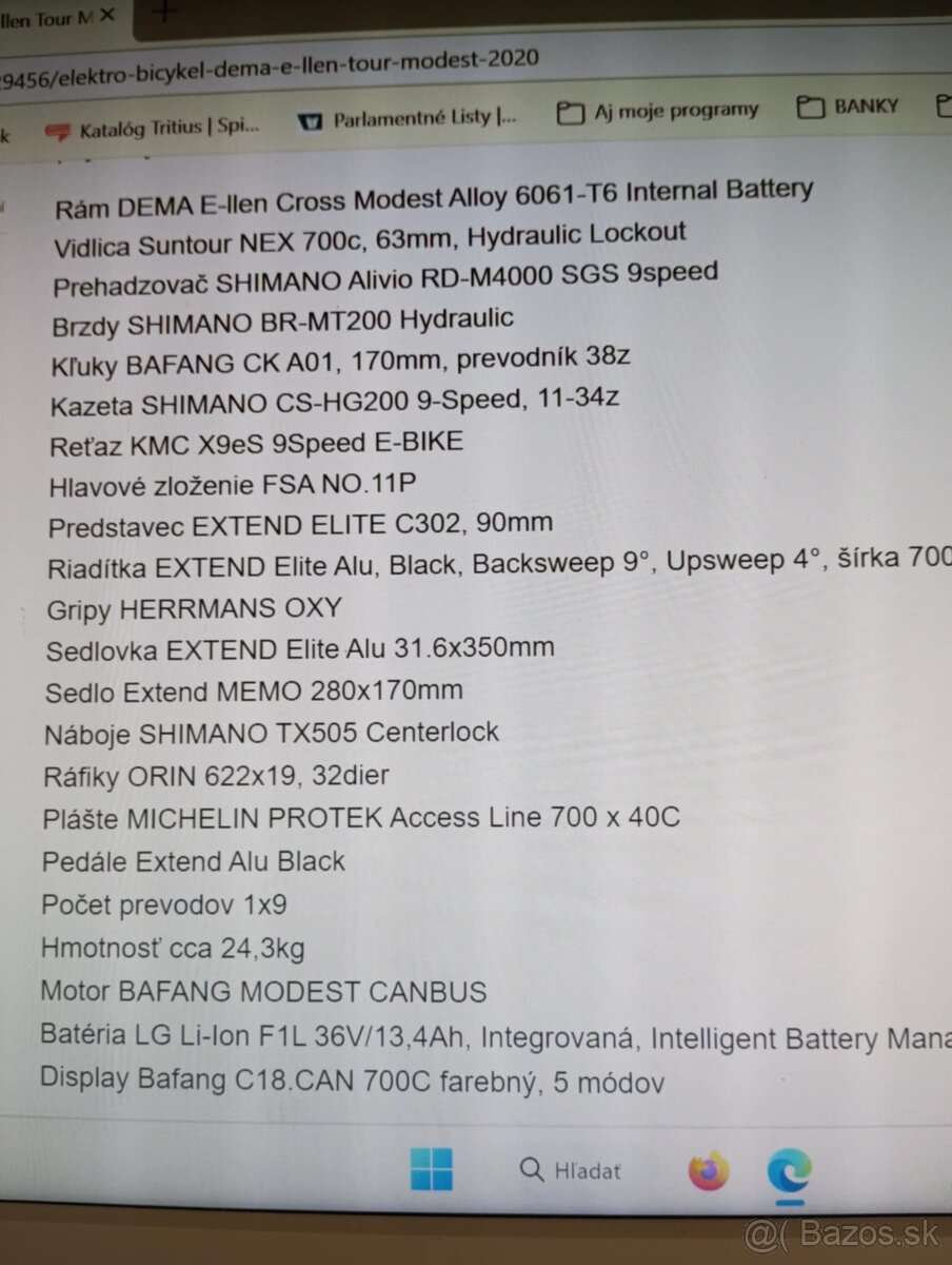 Predaj elektrobicykla