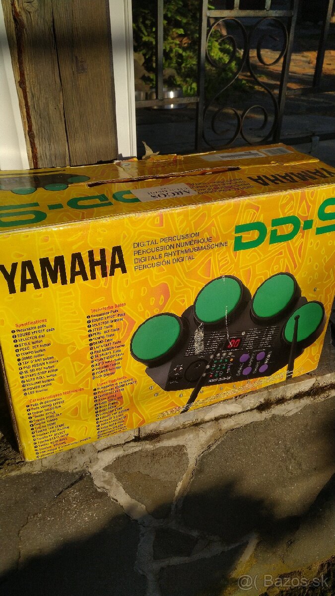 Yamaha elektrické bicie prenosné v škatuli