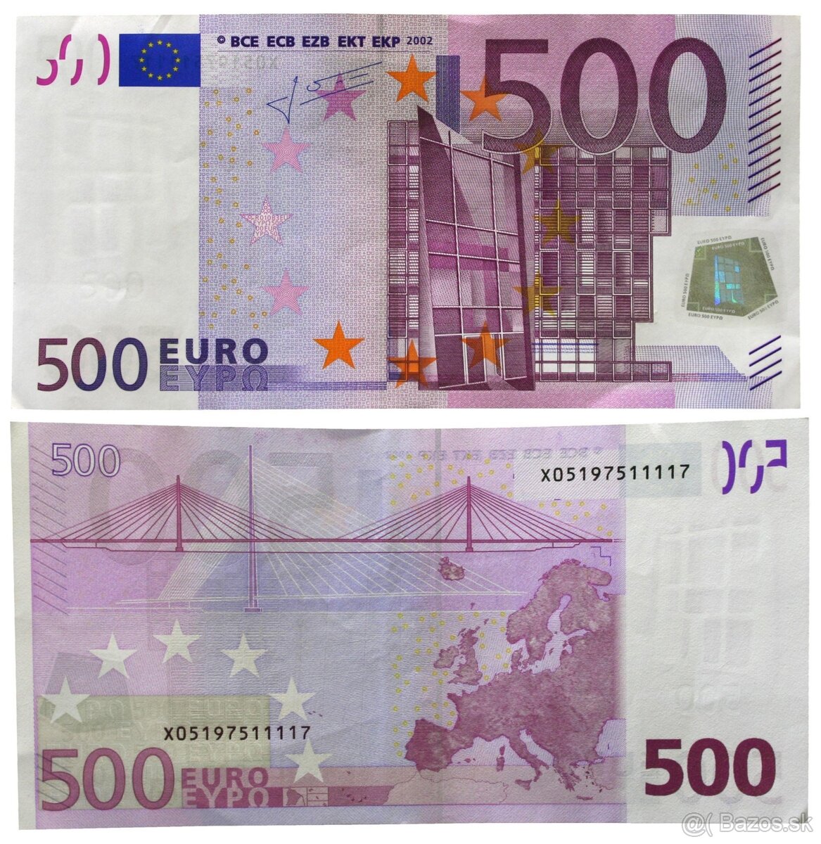Bankovka 500€