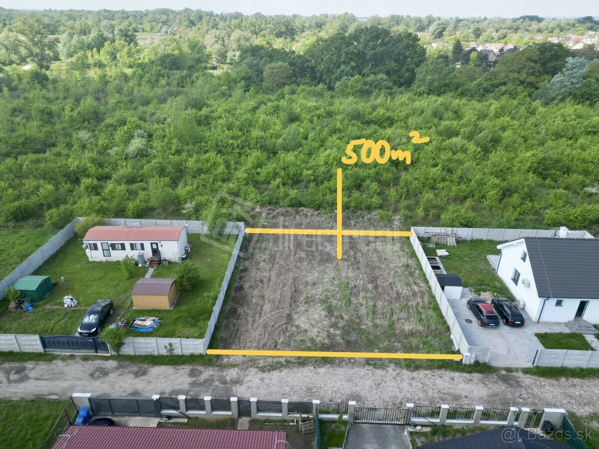 Na predaj slnečný stavebný pozemok 500m2 v Záhorskej …