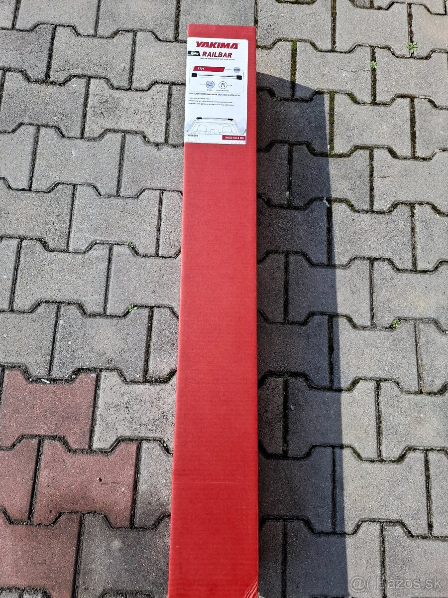 Yakima S53 strešný nosič na relingy bez presahu whispbar