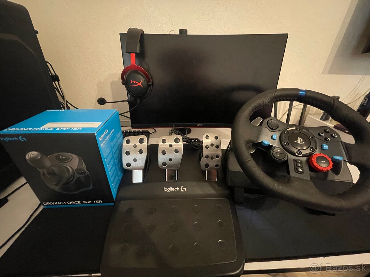 Herný volant Logitech G29+ radiaca páka