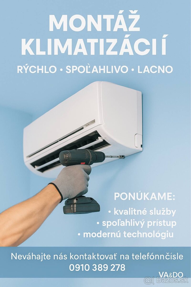 Montáž klimatizácie