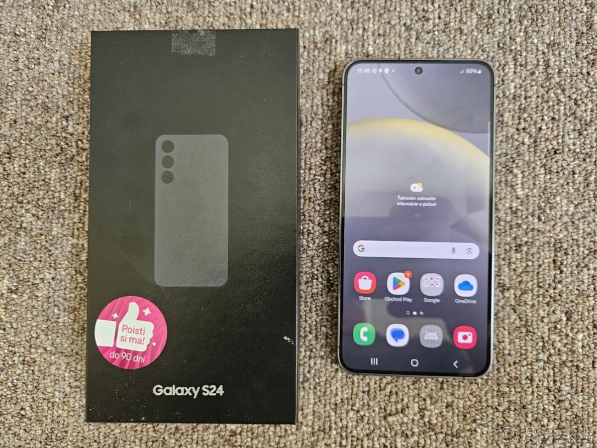 Samsung Galaxy S24 5G 8GB/128GB, sivy,top stav,zaruka