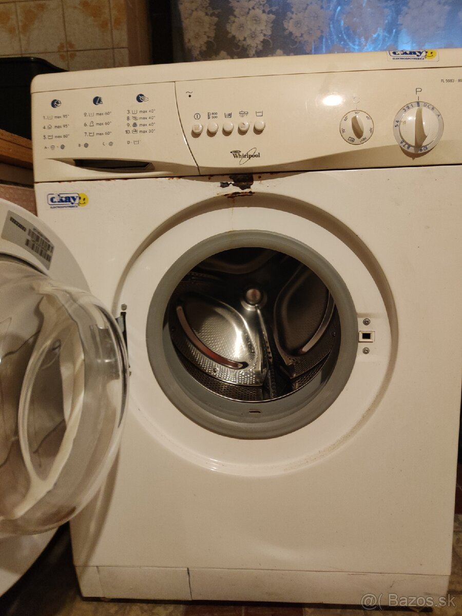 Zachovalá funkčná práčka Whirlpool akcia 50€