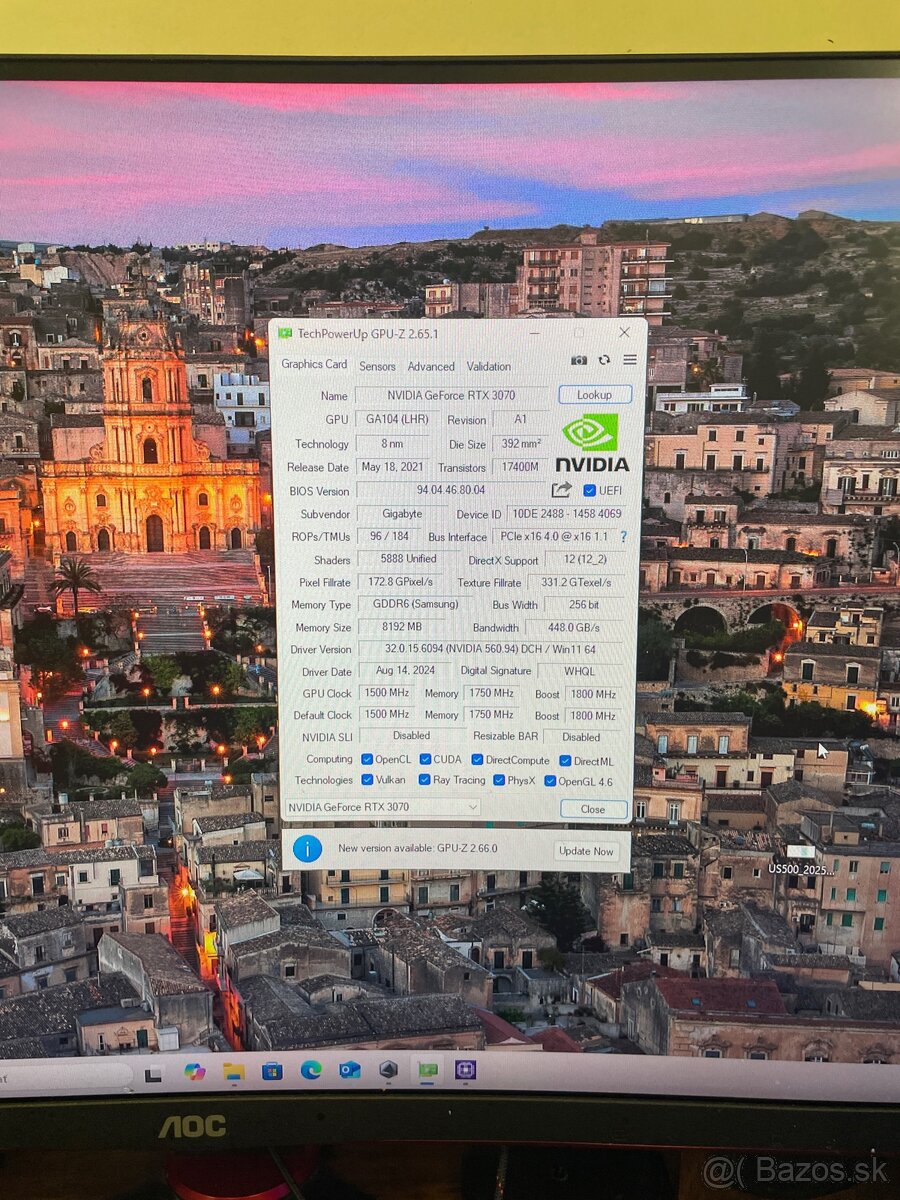 Rtx 3070 aorus Master z LCD 8gb