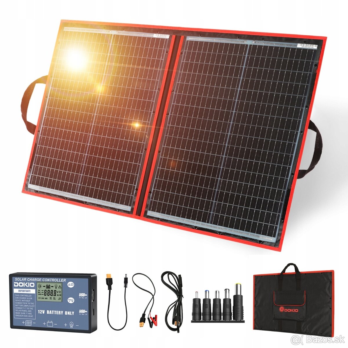 Prenosný solárny panel Dokio 100W