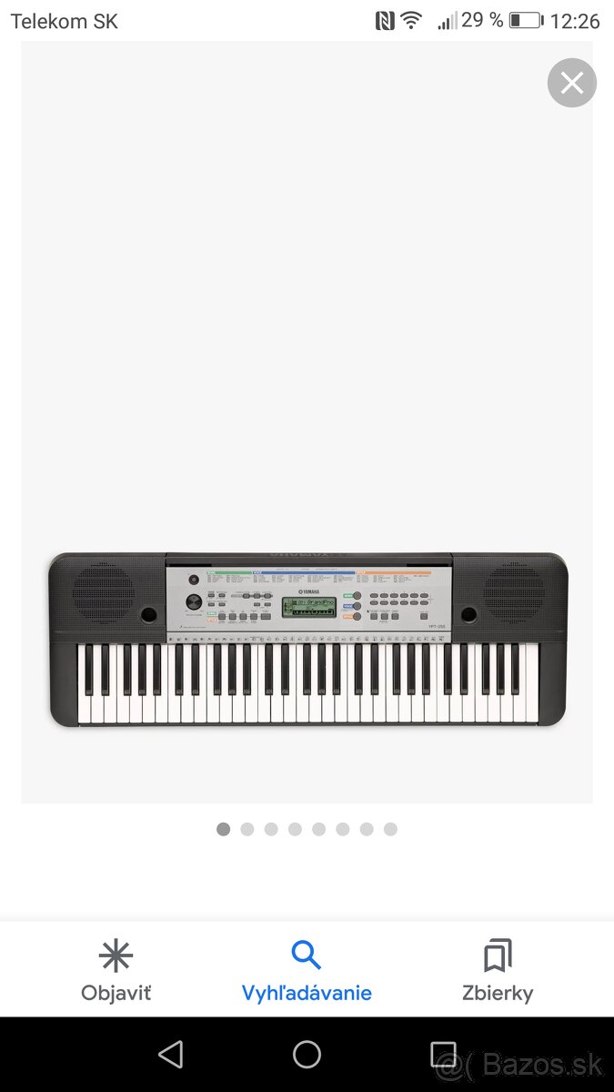 Klavesy yamaha ypt 255
