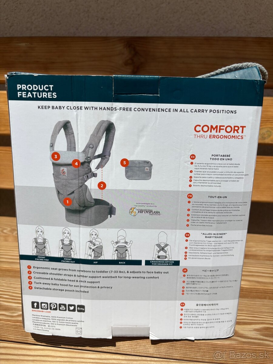 Ergonomicky nosic pre novorodenca Omni 360