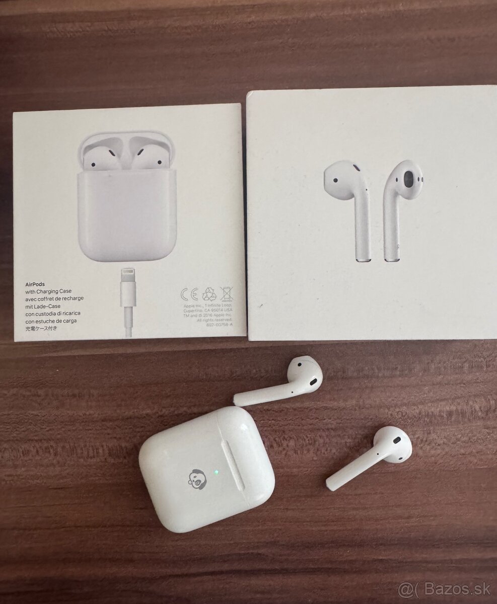 apple airpod 2 generace bezdrotove nabijacie puzdro