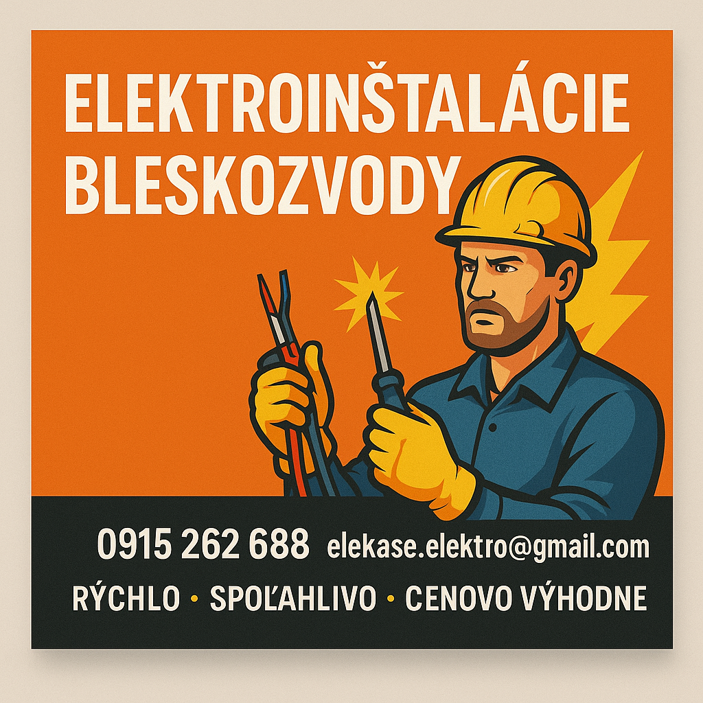 Elektroinštalácie a bleskozvody
