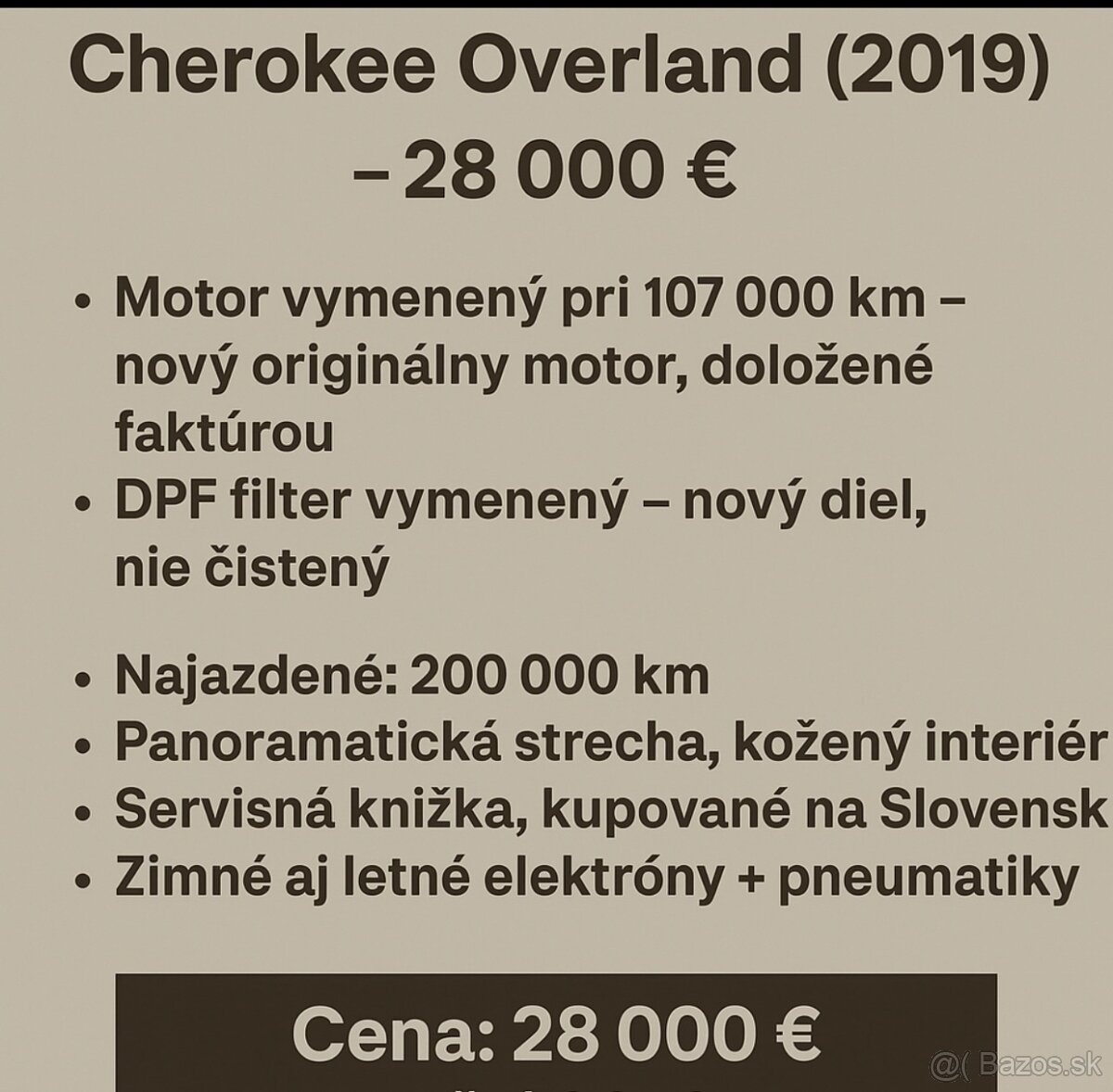 jeep grand cherokee overland